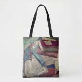 Achtergrond  boeken tote bag (Voorkant)