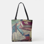 Achtergrond  boeken tote bag (Achterkant)