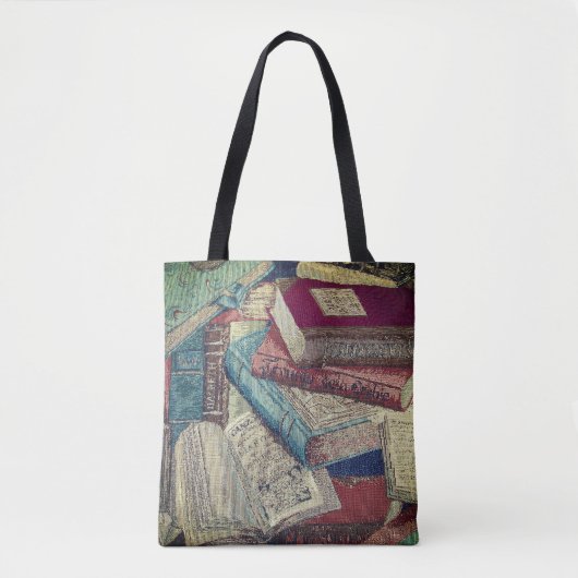 Achtergrond  boeken tote bag (Voorkant)