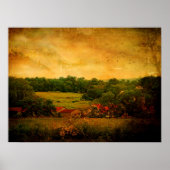 Achtergrond Boerderij Poster (Voorkant)