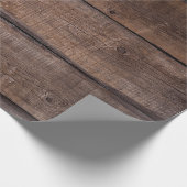Achtergrond boomplanken cadeaupapier (Hoek)