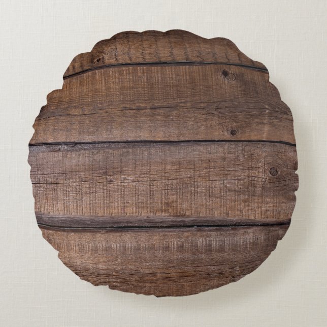 Achtergrond boomplanken rond kussen (Voorkant)