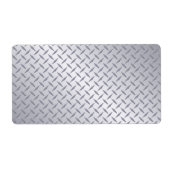 Achtergrond Bord Bright Steel Diamond Etiket (Voorkant)