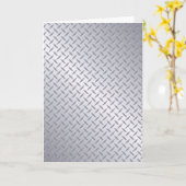 Achtergrond Bord Bright Steel Diamond Kaart (Gele Bloem)