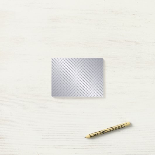 Achtergrond Bord Bright Steel Diamond Post-it® Notes (Op bureau)