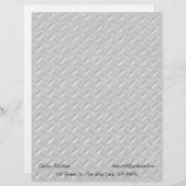 Achtergrond Bord staal Custom Briefhoofd (Voorkant / Achterkant)