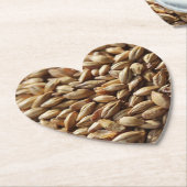 Achtergrond brouwgerstkorrels brouwerij kartonnen onderzetters (Gekanteld)