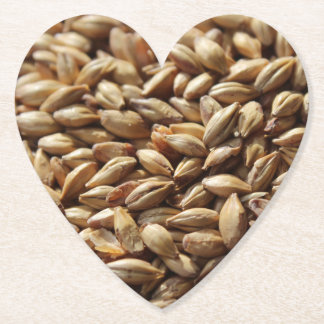 Achtergrond brouwgerstkorrels brouwerij kartonnen onderzetters