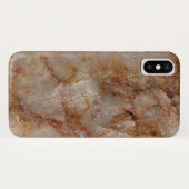 ACHTERGROND Bruin Faux Marble Stone Case-Mate iPhone Case (Achterkant (horizontaal))