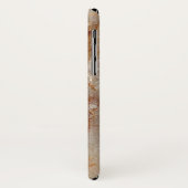 ACHTERGROND Bruin Faux Marble Stone Case-Mate iPhone Case (Achterkant/links)