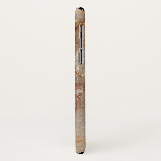 ACHTERGROND Bruin Faux Marble Stone Case-Mate iPhone Case (Achterkant/links)