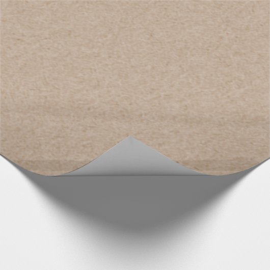 ACHTERGROND Bruin Kraft Paper Gedrukt Cadeaupapier (Hoek)