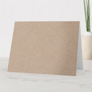 ACHTERGROND Bruin Kraft Paper Gedrukt Kaart