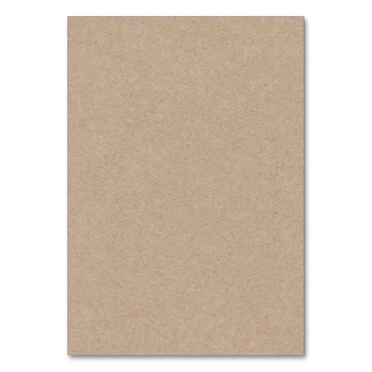 ACHTERGROND Bruin Kraft Paper Kaart (Achterkant)