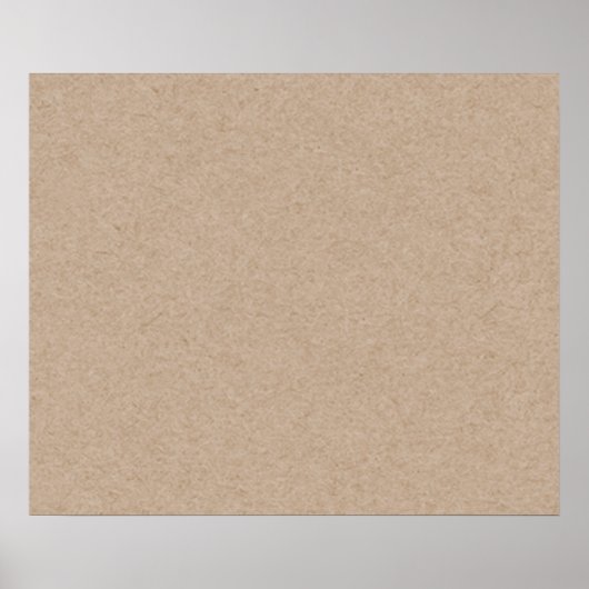 ACHTERGROND Bruin Kraft Paper Poster (Voorkant)