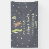 Achtergrond buitenruimtetuuneantium spandoek (Verticaal)