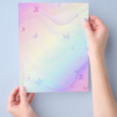 Achtergrond Butterflies Flyer (Hand)
