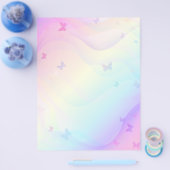 Achtergrond Butterflies Flyer (Enkel)