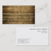 Achtergrond cabine visitekaartje (Voorkant / Achterkant)