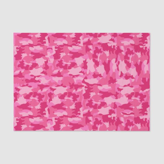 Achtergrond Camouflage roze patroon Tissuepapier (Voorkant)