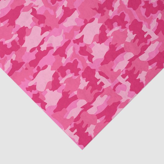 Achtergrond Camouflage roze patroon Tissuepapier (Detail)