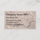 Achtergrond carpinghout visitekaartje (Voorkant)