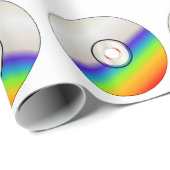Achtergrond cd-schijf herhalen cadeaupapier (Rol Hoek)