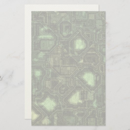 Achtergrond computercircuit briefpapier (Voorkant / Achterkant)