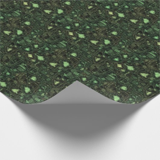 Achtergrond computercircuit cadeaupapier (Hoek)