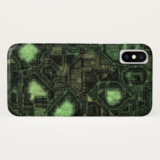 Achtergrond computercircuit Case-Mate iPhone case (Achterkant (horizontaal))