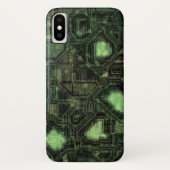 Achtergrond computercircuit Case-Mate iPhone case (Achterkant)