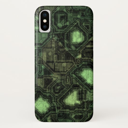 Achtergrond computercircuit Case-Mate iPhone case (Achterkant)