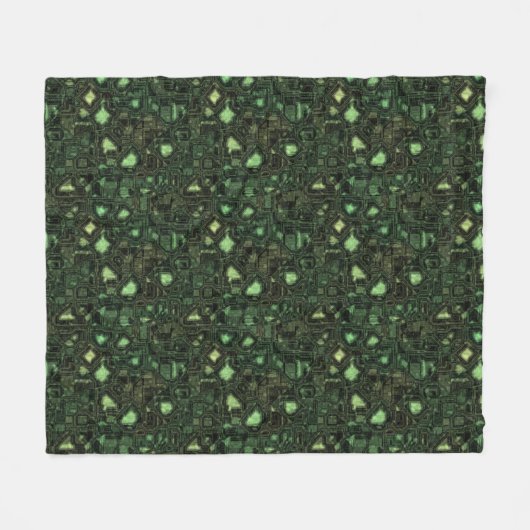 Achtergrond computercircuit fleece deken (Voorkant (Horizontaal))