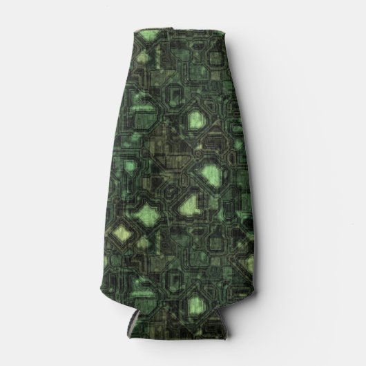 Achtergrond computercircuit flesjeskoeler (Voorkant)