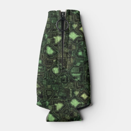 Achtergrond computercircuit flesjeskoeler (Achterkant)