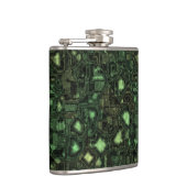 Achtergrond computercircuit heupfles (Rechts)