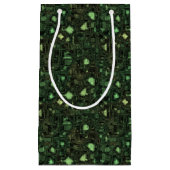 Achtergrond computercircuit klein cadeauzakje (Voorkant)