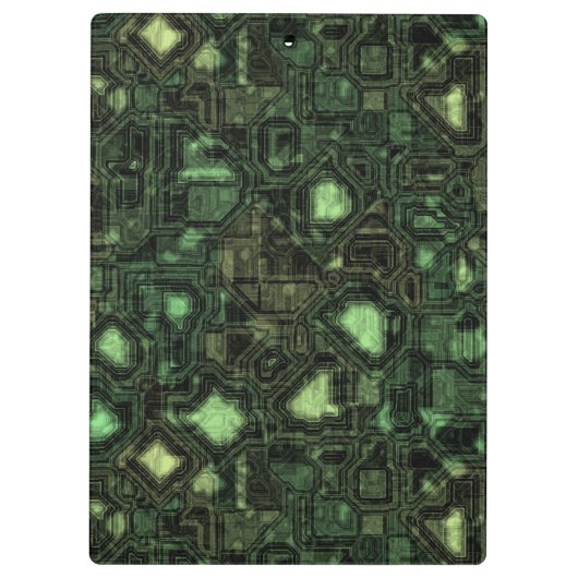 Achtergrond computercircuit klembord (Achterkant)