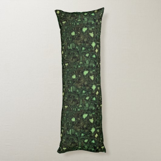 Achtergrond computercircuit lichaamskussen (Achterkant (Verticaal))