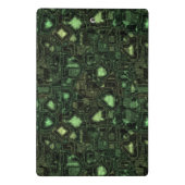 Achtergrond computercircuit mini klembord (Achterkant)