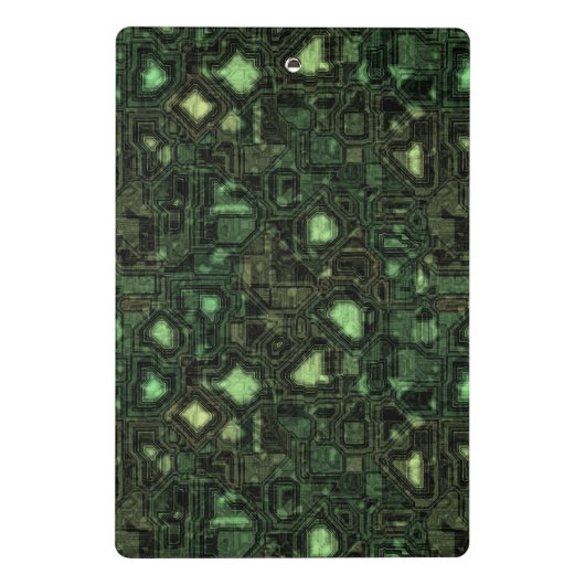 Achtergrond computercircuit mini klembord (Achterkant)