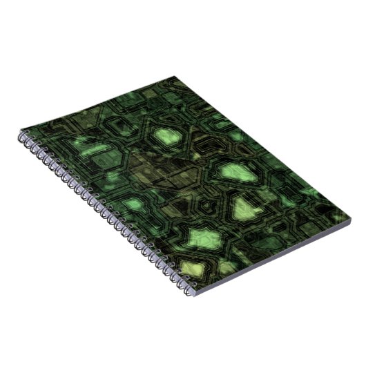 Achtergrond computercircuit notitieboek (Rechterzijde)