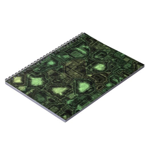 Achtergrond computercircuit notitieboek (Linkerzijde)