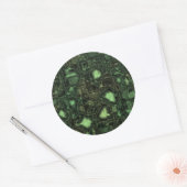 Achtergrond computercircuit ronde sticker (Envelop)