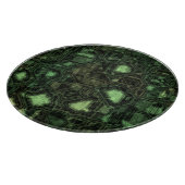 Achtergrond computercircuit snijplank (Hoek)