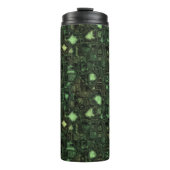 Achtergrond computercircuit thermosbeker (Voorkant)