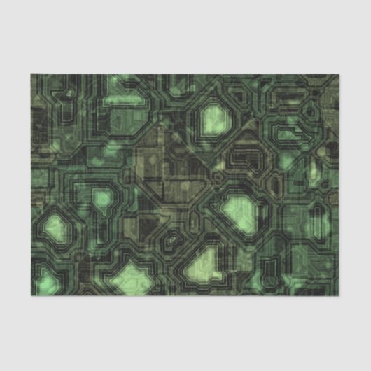 Achtergrond computercircuit tissuepapier (Voorkant)