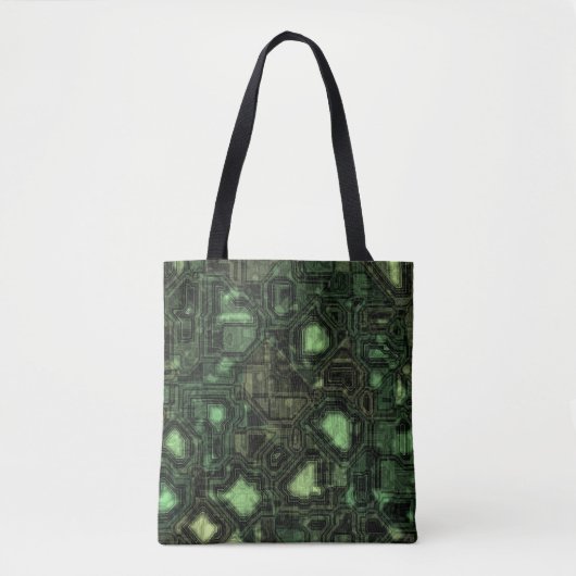 Achtergrond computercircuit tote bag (Voorkant)