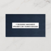 Achtergrond controlebord visitekaartje (Achterkant)