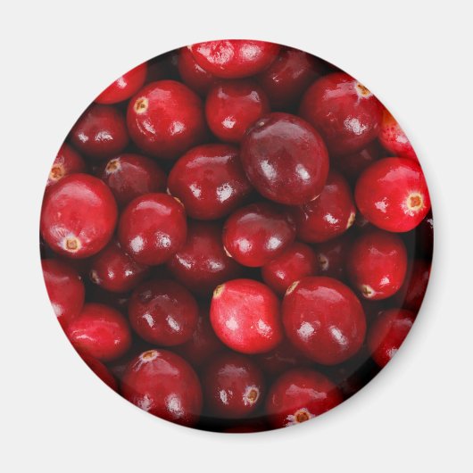 Achtergrond cranberry, vers magneet (Voorkant)